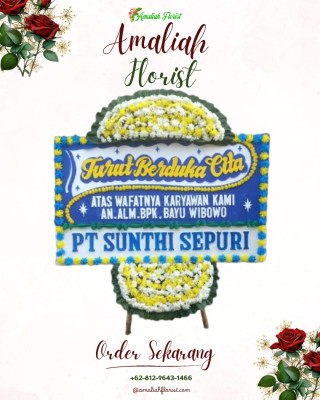 Papan Bunga Duka di Vi Suku